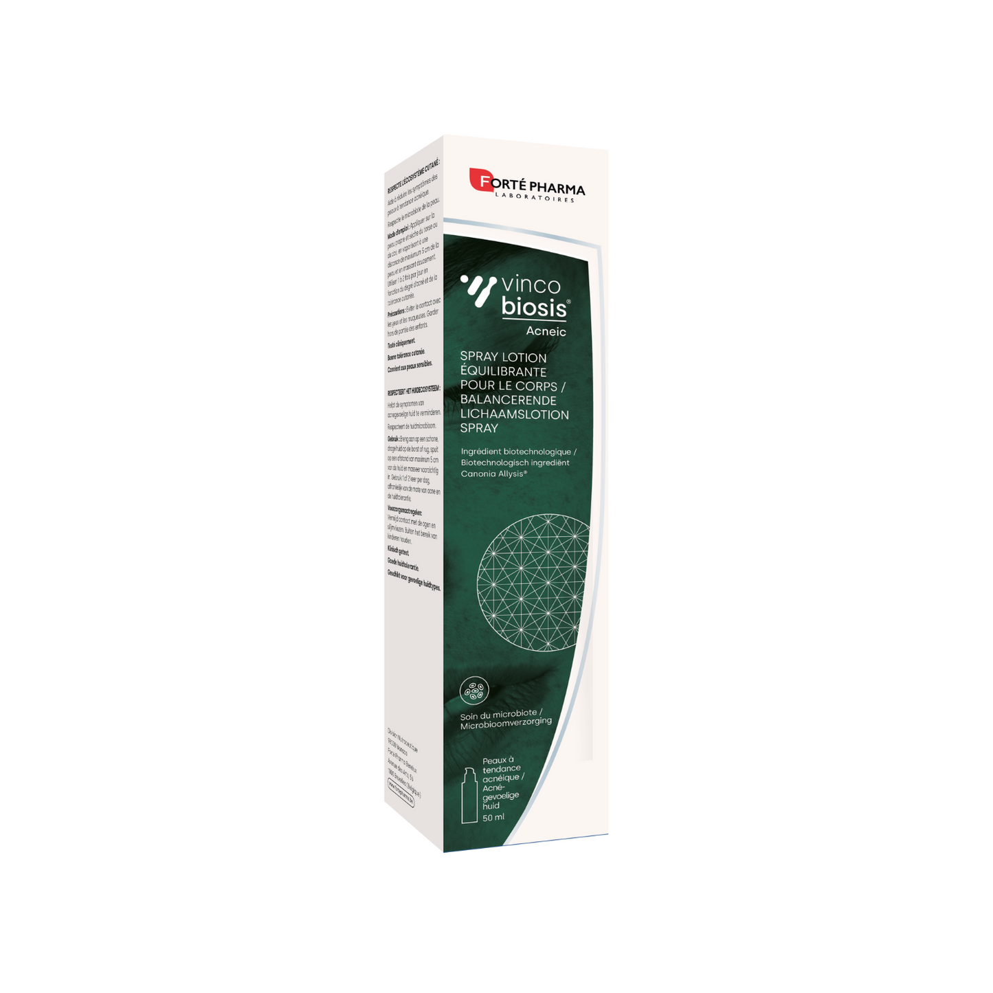 Vincobiosis Acneic Huidbalancerende Lichaamslotion Spray